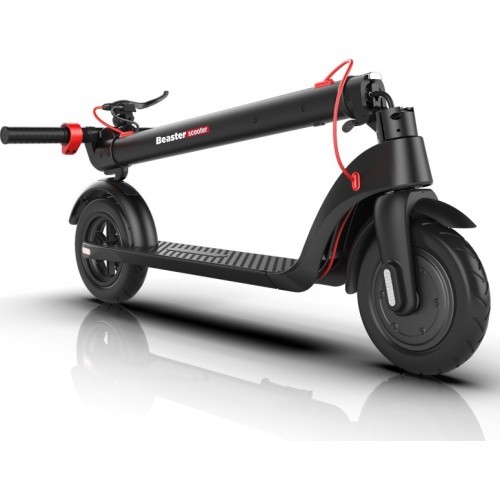 Beaster Scooter BS701B Electric Scooter, 700 W, 36 V, 6.4 Ah, 25 cm wheels, black