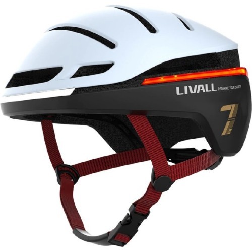Livall EVO21 smart helmet, size M, white