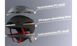 Livall EVO21 smart helmet, size M, white