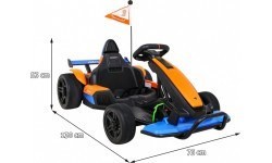 Vehicle Go-kart McLaren Drift Orange