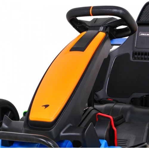 Elektromobilis gokartas McLaren Drift, oranžinis