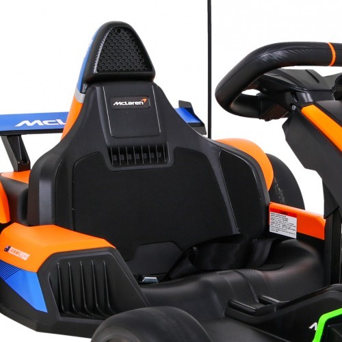 Elektromobilis gokartas McLaren Drift, oranžinis
