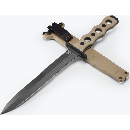 Benchmade 185SBK-1 SOCP taktinis peilis su fiksuota ašmenimis, CPM-3V