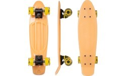 Glow-In-The-Dark Penny Board w/ Light-Up Wheels WORKER Solosy C1 22”