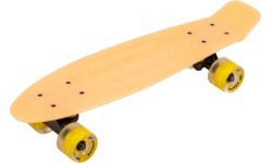 Tamsoje šviečiantis penny boardas su šviečiančiais ratukais WORKER Solosy C1 22″