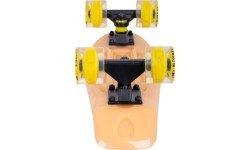 Tamsoje šviečiantis penny boardas su šviečiančiais ratukais WORKER Solosy C1 22″
