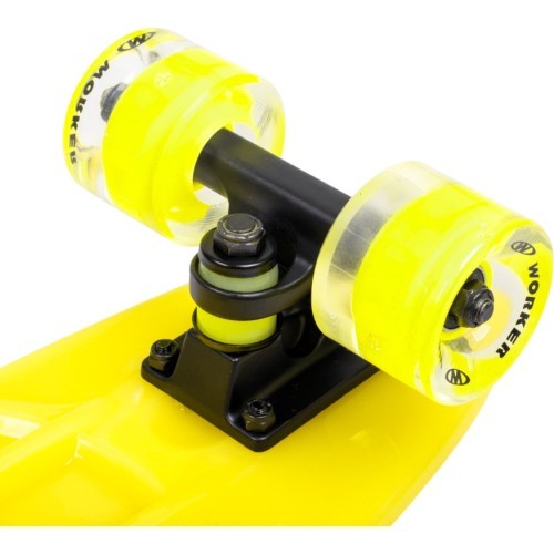 Penny Board w/ Light-Up Wheels WORKER Aspy C3 22”