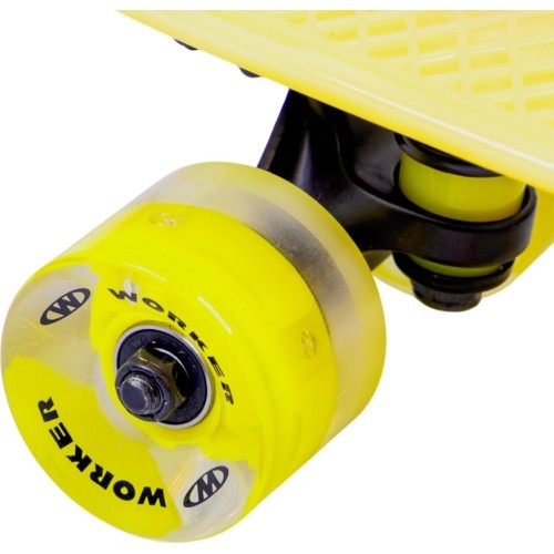 Penny Board w/ Light-Up Wheels WORKER Aspy C3 22”