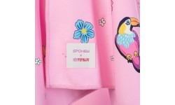 Hooded towel poncho Spokey TUCAN
