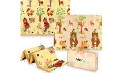 Детский складной коврик MD05 Forest 190x150 см NILS Fun