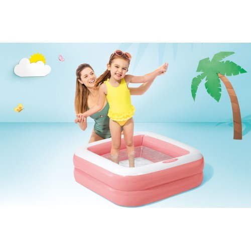 Pripučiamas vaikiškas baseinas Intex 57100, šviesiai rožinis