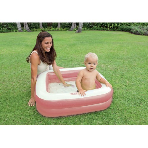 Inflatable children's wading pool 57100 Light Pink - INTEX