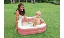 Inflatable children's wading pool 57100 Light Pink - INTEX