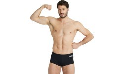 Plaukimo glaudės Team Swim, žemas juosmuo, juodos-W 100 - 550