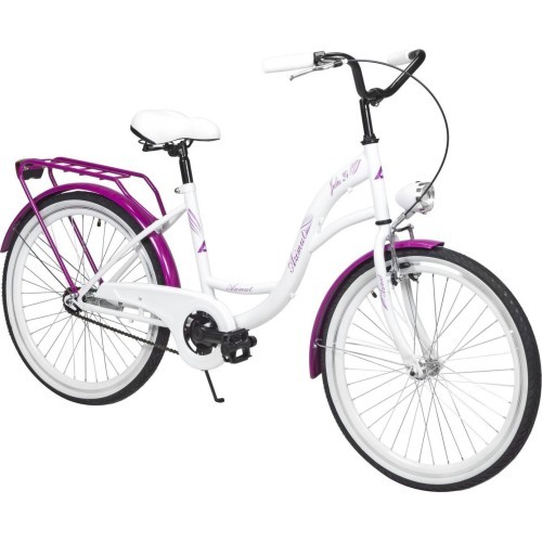 AZIMUT Julie 24" 2025 bicycle, white-violet
