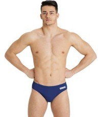 Plaukimo glaudės Team Solid Navy-Wh 75 - 750