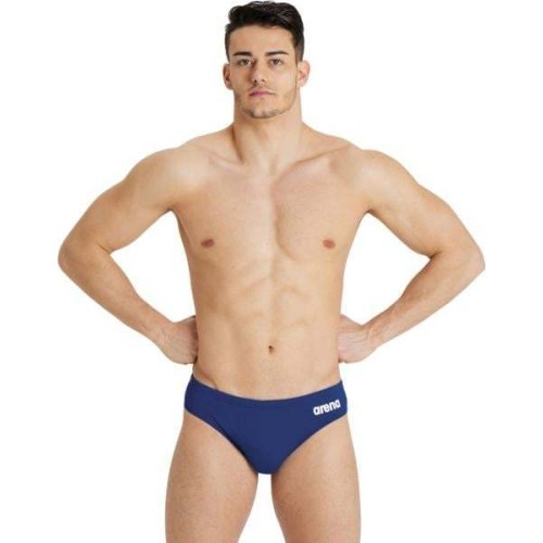 M Team Swim Briefs Solid Navy-Wh 75 - 750