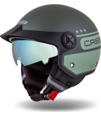 Motorcycle Helmet Cassida Handy Plus Chief Matte Green/Dark Green