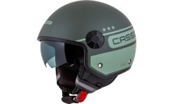 Motociklininko šalmas Cassida Handy Plus Chief matinė žalia / tamsiai žalia