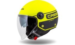 Мотошлем Cassida Handy Plus Linear перламутровый флуоресцентный желтый / матовый