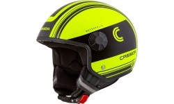 Motorcycle Helmet Cassida Handy Metropolis Safety Fluo Yellow/Black/Reflective Gray
