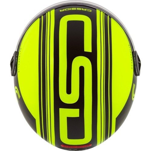 Motociklo šalmas Cassida Handy Metropolis Safety fluo geltonas/juodas/atspindintis pilkas