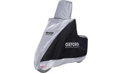 Чехол для скутера Oxford Aquatex Highscreen черный/серебристый