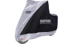 Motorolerio uždangalas Oxford Aquatex Highscreen juodas/sidabrinis