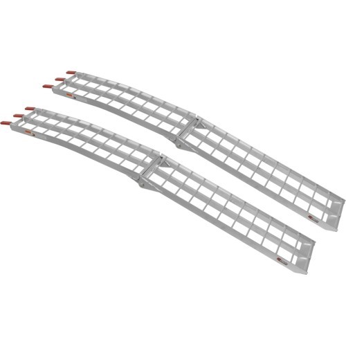 Wide Folding Aluminum Motorcycle Loading Ramp Q-TECH 1 Pair
