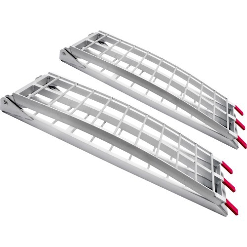 Wide Folding Aluminum Motorcycle Loading Ramp Q-TECH 1 Pair