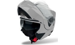 Atverčiamas motociklininko šalmas AIROH SPECKTRE Color P/J blizgi pilka