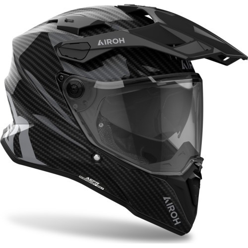 Motociklo šalmas Airoh Commander 2 Carbon Glossy