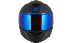Motorcycle Helmet Cassida Integral GT 2.1 Flash Matte Black/Metallic Blue/Dark Gray