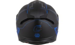 Motorcycle Helmet Cassida Integral GT 2.1 Flash Matte Black/Metallic Blue/Dark Gray