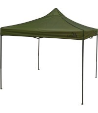 Party tent scissor 3x3m green WATERPROOF