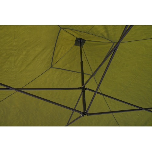 Party tent scissor 3x3m green WATERPROOF