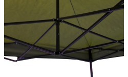Sulankstoma prekybos palapinė 3x3 m, žalia, vandeniui atspari