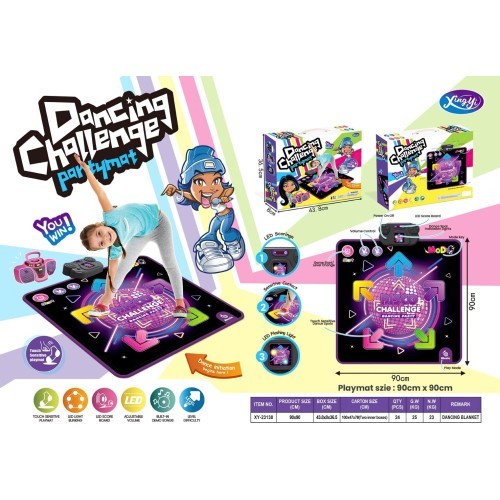 DISCO Challenge muzikinis šokių kilimėlis