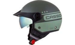 Motociklininko šalmas Cassida Handy Plus Chief matinė žalia / tamsiai žalia