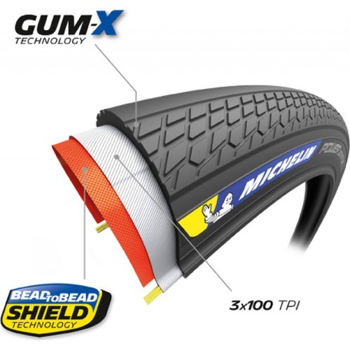 Покрышка Michelin Power Adventure Classic Competition Line 700 x 42C (42-622), складная, бескамерная