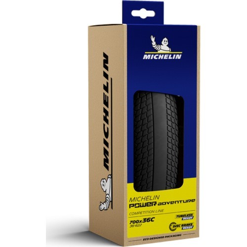Michelin Power Adventure Classic Competition Line Tyre 700 x 42C (42-622), folding, tubeless