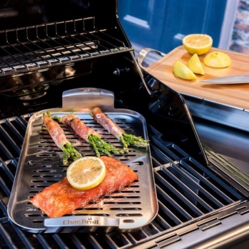 Char-Broil Grill+ Stainless Steel Grilling Tray