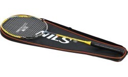 NR419 CARBON / BADMINTON ROCKET + COVER NILS