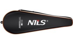 NR419 CARBON / BADMINTON ROCKET + COVER NILS
