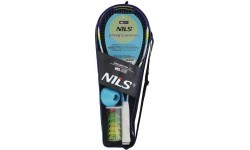 Krosmintono rinkinys NILS NRS005: 2 raketės, plunksninukai, žymekliai, kamuoliukas ir dėklas
