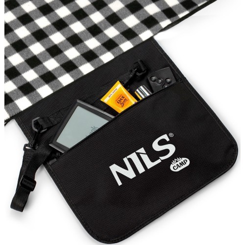 Коврик для пикника Nils Camp NC2310, бело-черный, 300x200 см
