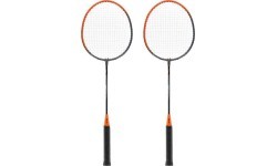 Badmintono rinkinys NILS NRZ005 Steel, 2 raketės ir dėklas
