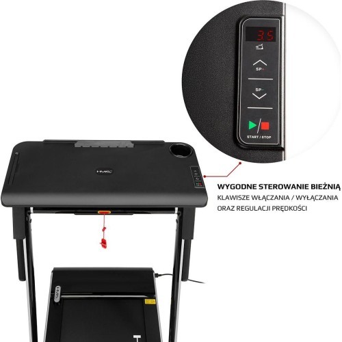 LOOP12 MULTI GRAY ELECTRIC TREADMILL WITH TABLE HMS