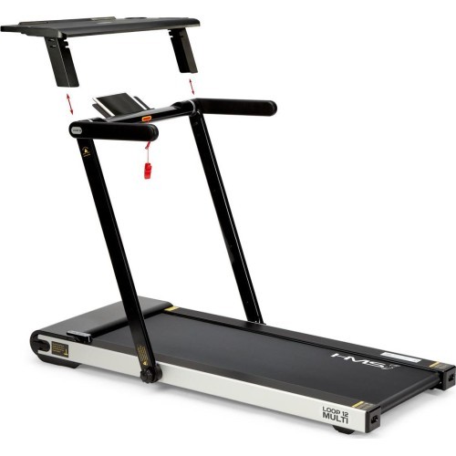 LOOP12 MULTI BLACK ELECTRIC TREADMILL WITH TABLE HMS