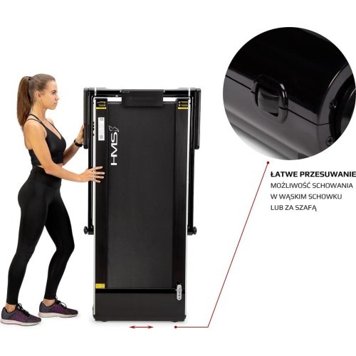 LOOP12 MULTI BLACK ELECTRIC TREADMILL WITH TABLE HMS